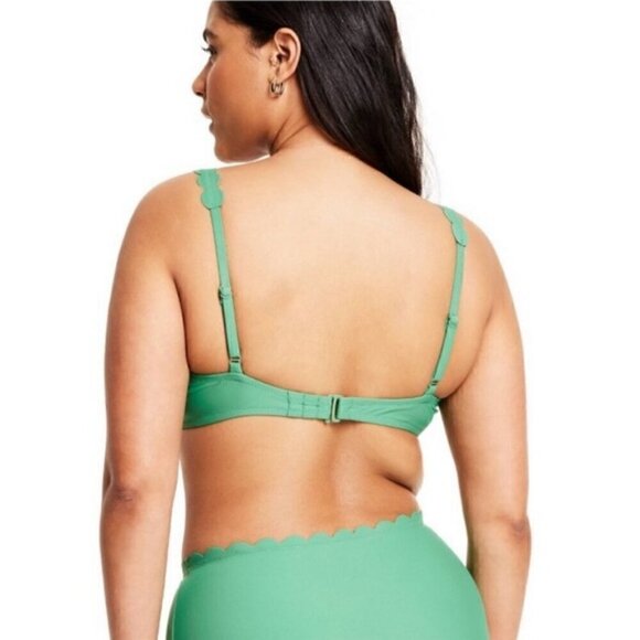 NWOT Rhode X Target Scallop Edge Bikini Top - Picture 3 of 3